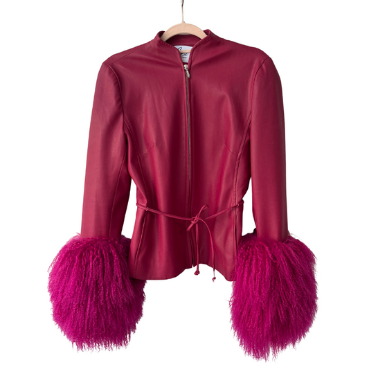 Dark Pink Starlet Reimagined Coat